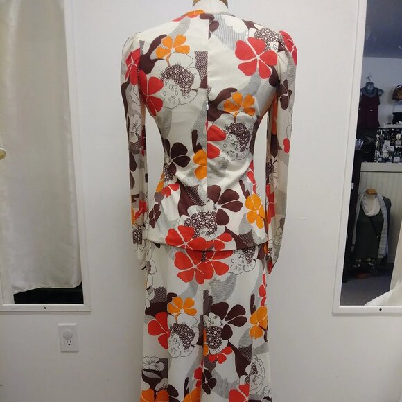 kirt and Blouse Set Handmade Hippie Dress - Picture 2 of 9